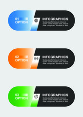Vector illustration Infographic design template with icons and 5 options or steps. Can be used for process, presentations, layout, banner.