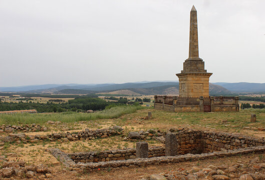 Ruins of the Numancia archaeological site, in Soria (Castilla y Le&oacute;n, Spain)