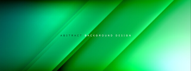 Motion concept neon shiny lines on liquid color gradients abstract backgrounds. Dynamic shadows and lights templates for text