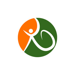 human character vector design template illustration