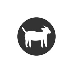 goat vector design template illustration