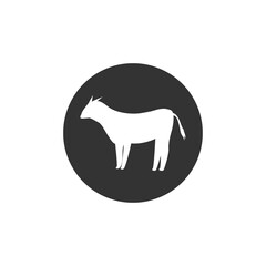 goat vector design template illustration