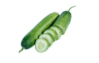 cucumber isolated on white