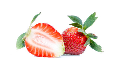 strawberry isolated on white