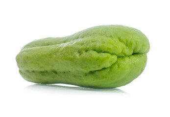 chayote isolated on white