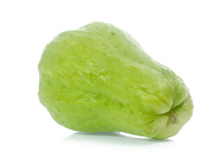 chayote isolated on white