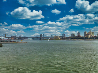 Naklejka premium New York. Buildings in the city. New York. USA