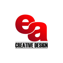 Letter EA logo icon design vector. monogram logo vector illustration