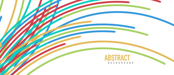 Аbstract moving colorful lines vector backgrounds for cover, placard, poster, banner or flyer