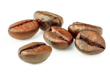 coffee bean isolated on white background