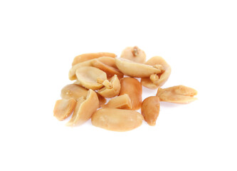peanuts isolated on white background