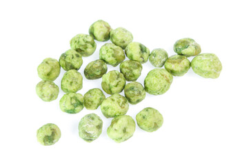 dry peas isolated on a white background