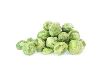 dry peas isolated on a white background