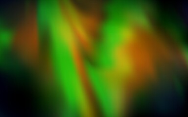 Dark Green, Yellow vector blurred bright texture. Abstract colorful illustration with gradient. Background for a cell phone.