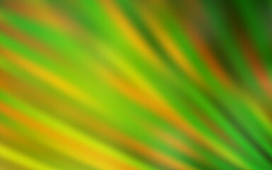 Light Green, Yellow vector background with stright stripes. Blurred decorative design in simple style with lines. Pattern for ads, posters, banners.