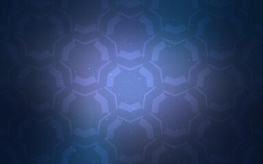 Dark Purple vector background with wry lines. Colorful abstract illustration with gradient lines. Colorful wave pattern for your design.