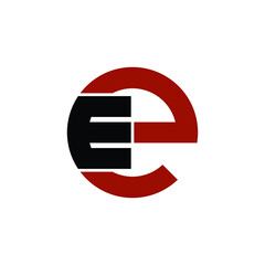 Obraz premium Letter EE logo icon design vector. monogram logo vector illustration