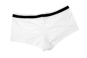 white panties isolated on a white background
