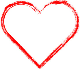 Obraz na płótnie Canvas Grunge vector heart