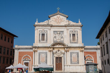 Fototapeta na wymiar Santo Stefano dei Cavalieri Church, Piazza dei Cavalieri, Knights' Square, Pisa, Tuscany, Italy