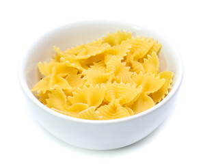 Pasta isolated on white background