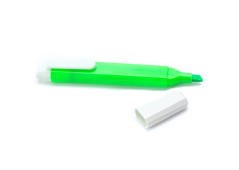 Colorful marker pen  isolated on white background