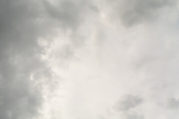 Dark cloudy sky , rainny season