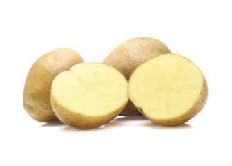 potato isolated on white background