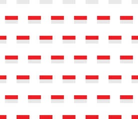 Indonesia   flag seamless pattern.  Indonesia  flag texture vector 