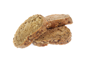 Bread isolated on white background