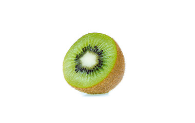 kiwi fruit on white background