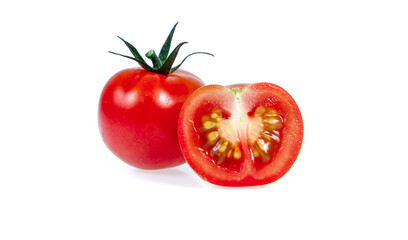 tomato isolated on white