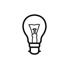 Obraz premium Illustration Vector graphic of bulb lamp icon
