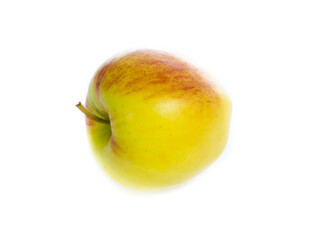 yellow apples isolated