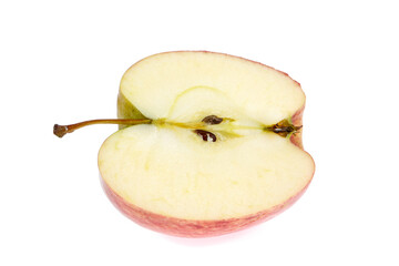 red apple isolated on white