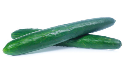 cucumber isolated on white background