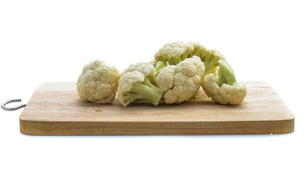 Cauliflower isolated on white background