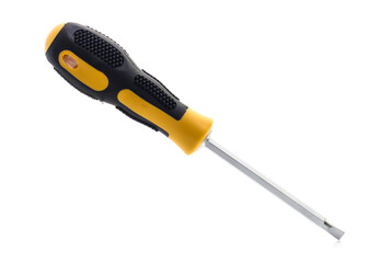 Screwdriver on isolated white background