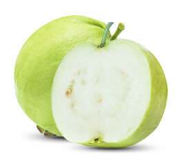 fresh Guava fruit isolated on white background