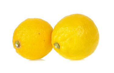 Lemons  white background