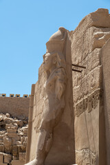 Ancient Karnak temple in Luxor, Egypt.