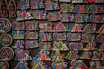 Authentic handcraft souvenirs of maya civilisation