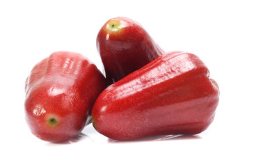 Rose apple isolated on white background