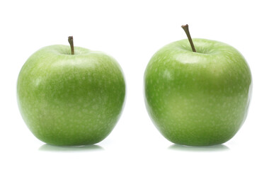 Green apple isolated on white background