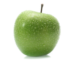 Green apple isolated on white background