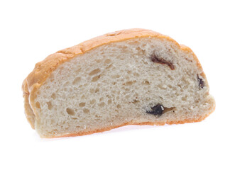 Sliced bread isolated on a white background