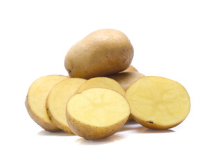 potato isolated on white background
