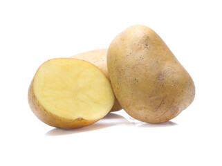 potato isolated on white background