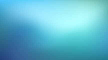 Abstract teal blue background. Blurred turquoise water backdrop. Vector illustration for your graphic design, banner, summer or aqua poster