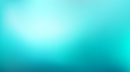 Abstract teal gradien background. Blurred bright turquoise water backdrop with light. Vector illustration for your graphic design, banner, summer or aqua poster, website